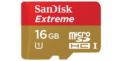 Tarjeta microSDHC/microSDXC UHS-I 16 GB Extreme 